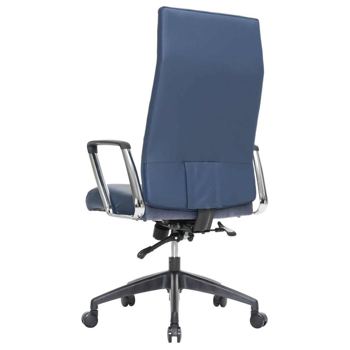 Hilton High - Back Leather Office Chair Adjustable Seat Height in Nylon