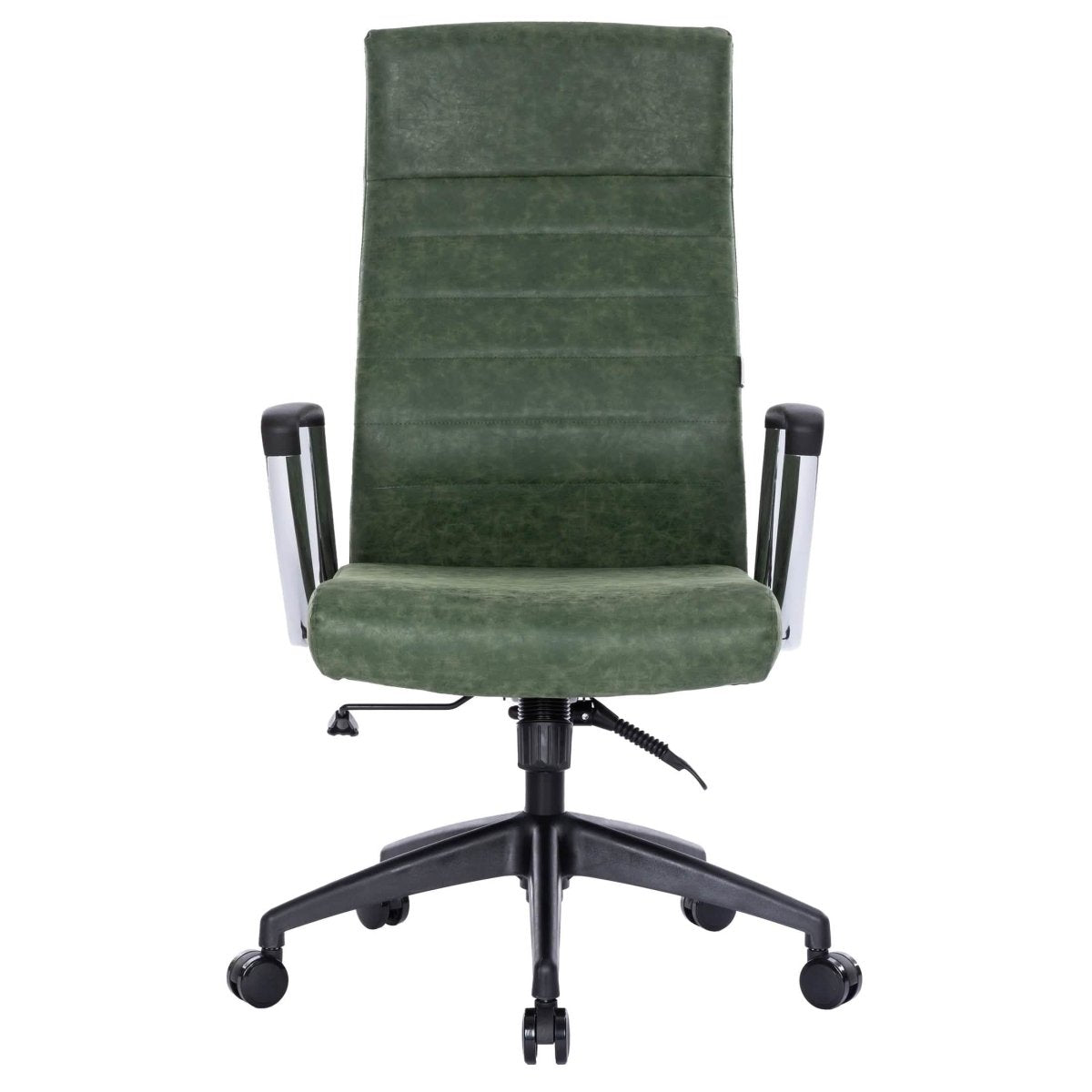 Hilton High - Back Leather Office Chair Adjustable Seat Height in Nylon