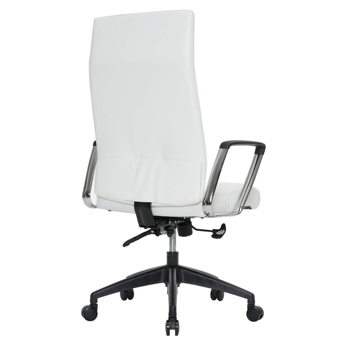 Hilton High - Back Leather Office Chair Adjustable Seat Height in Nylon