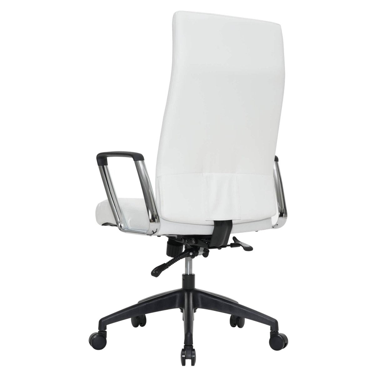 Hilton High - Back Leather Office Chair Adjustable Seat Height in Nylon