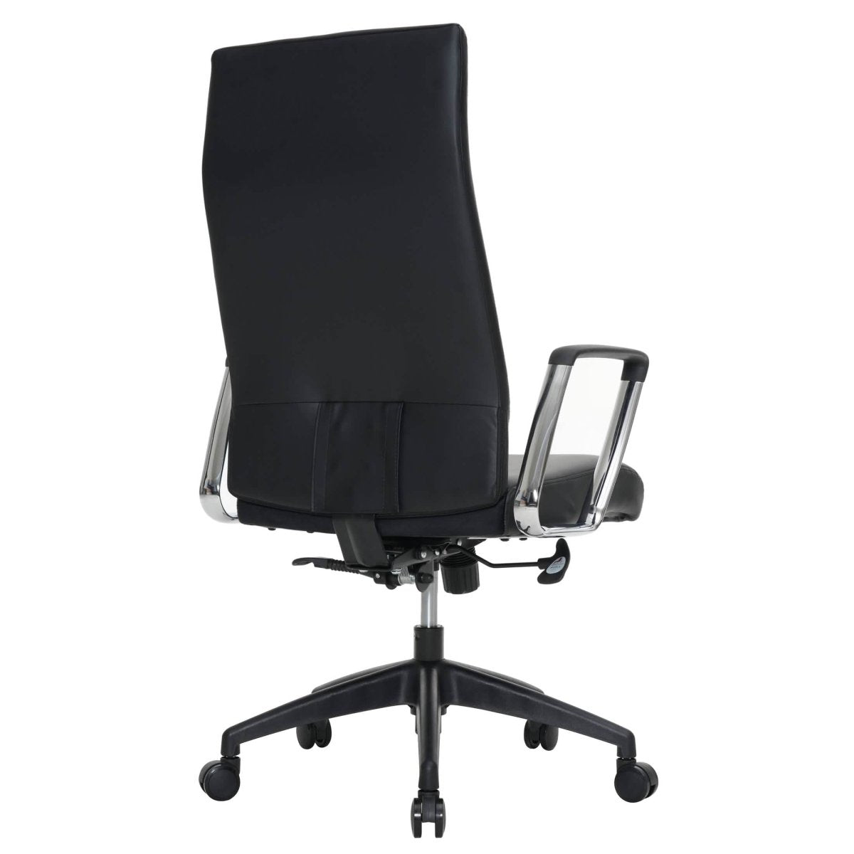 Hilton High - Back Leather Office Chair Adjustable Seat Height in Nylon