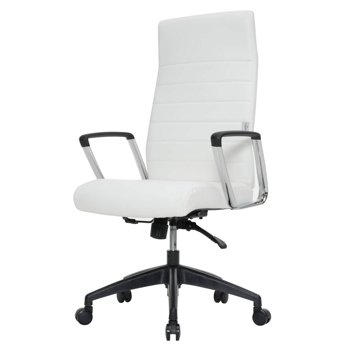 Hilton High - Back Leather Office Chair Adjustable Seat Height in Nylon
