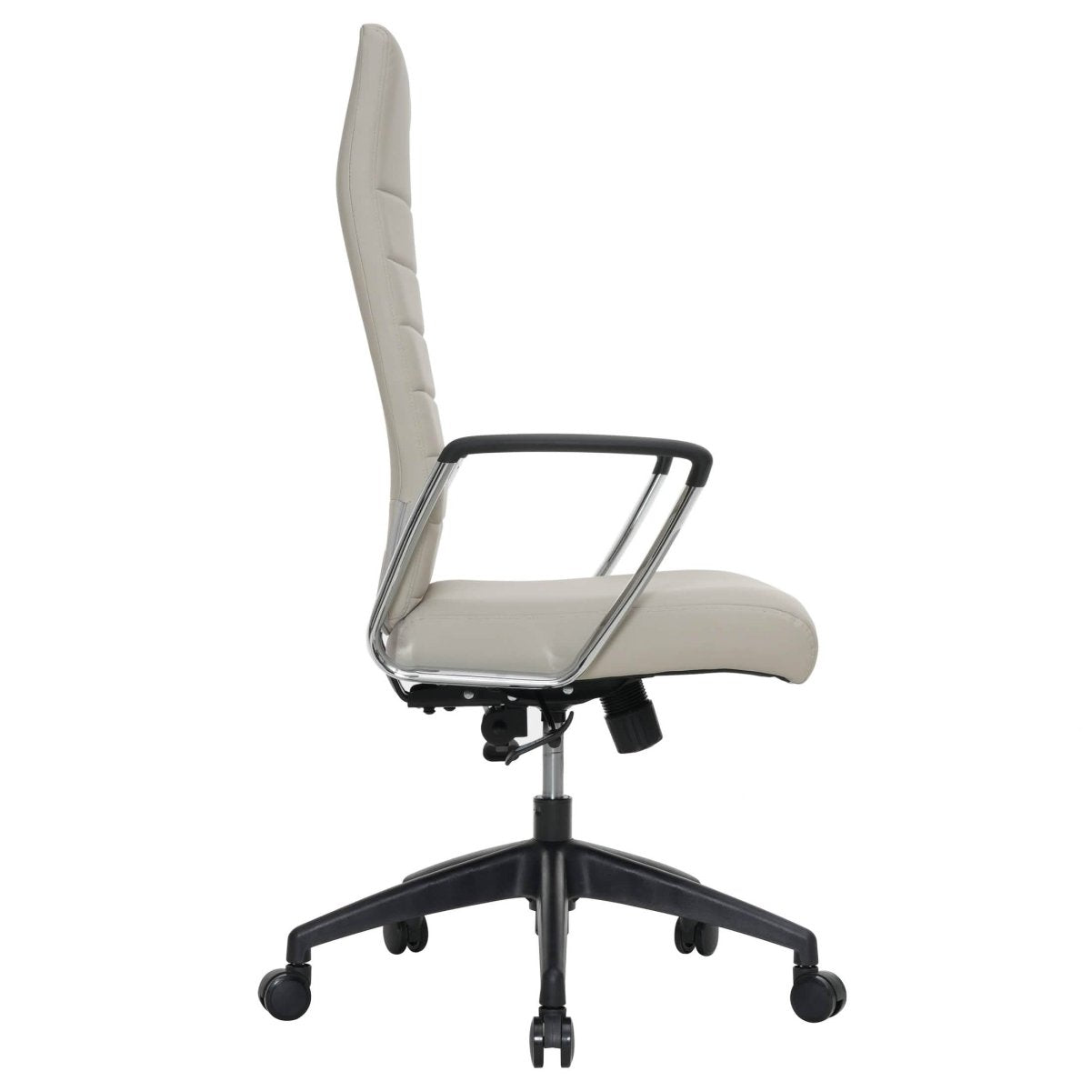 Hilton High - Back Leather Office Chair Adjustable Seat Height in Nylon