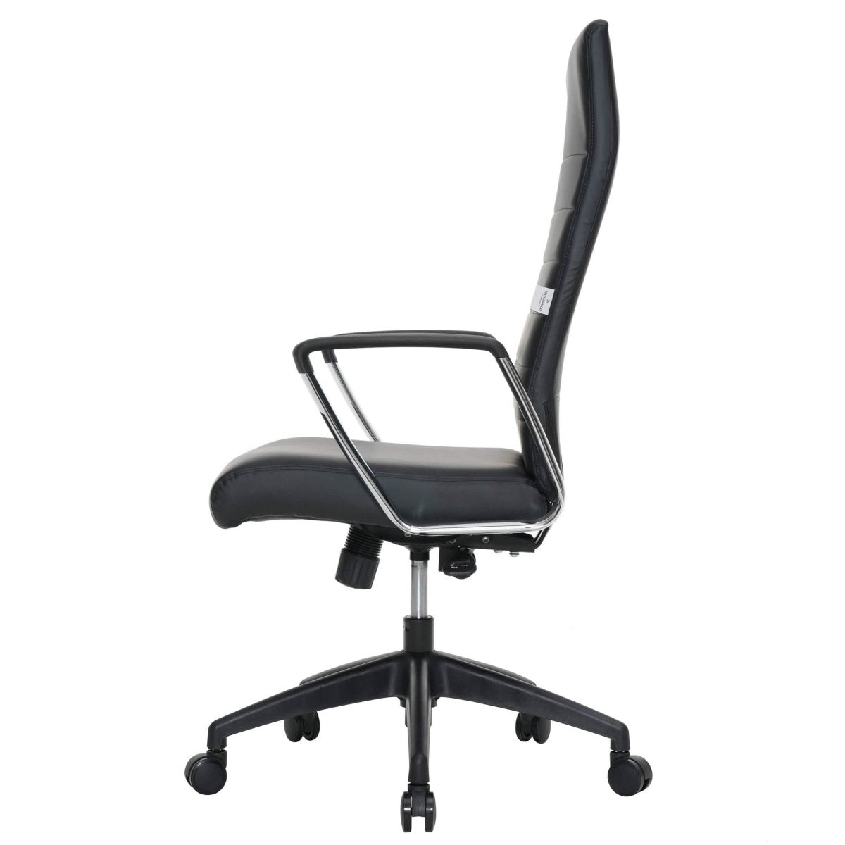 Hilton High - Back Leather Office Chair Adjustable Seat Height in Nylon