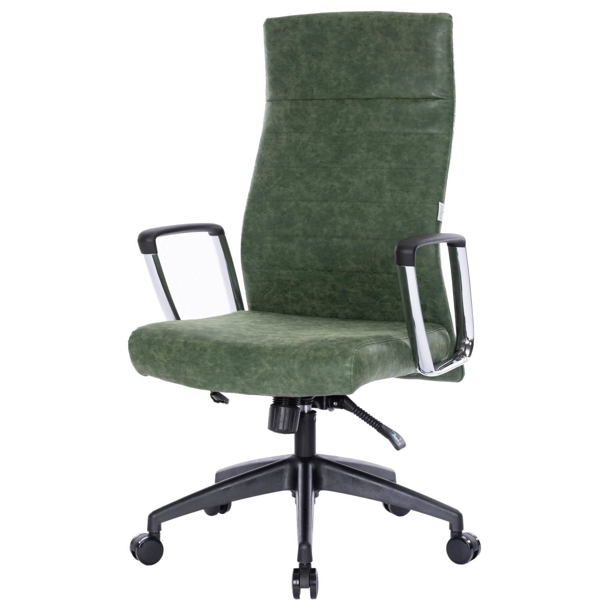 Hilton High - Back Leather Office Chair Adjustable Seat Height in Nylon
