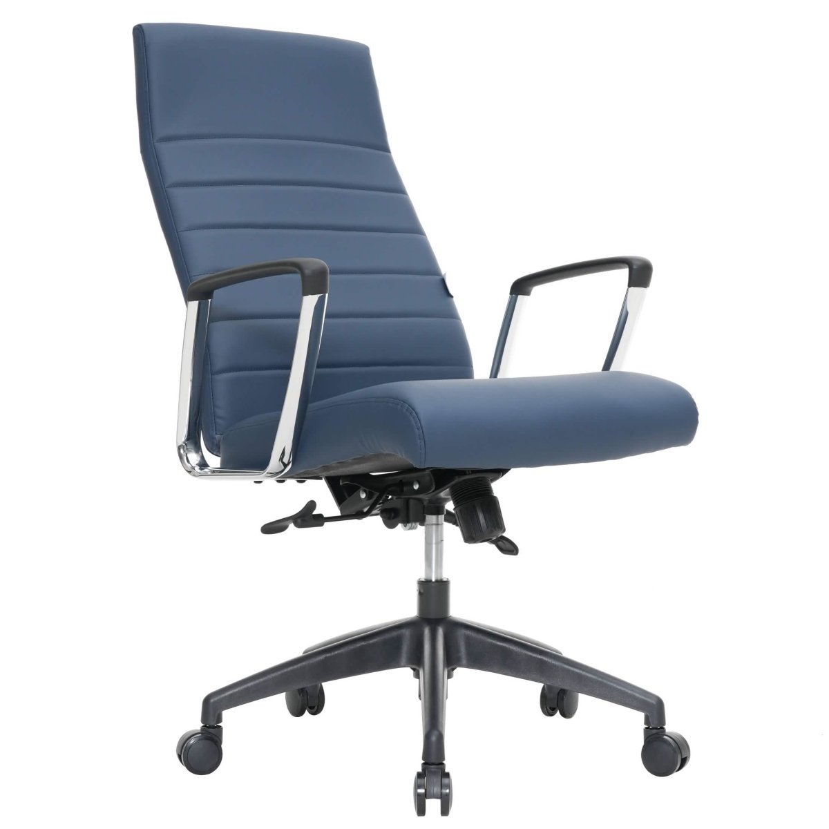 Hilton High - Back Leather Office Chair Adjustable Seat Height in Nylon