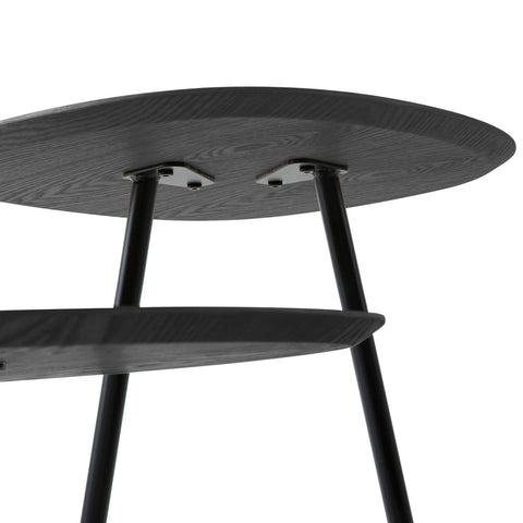 Hazelton Multi-Top End Tables with Manufactured Wood Top and Powder Coated Steel Frame