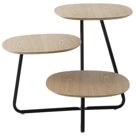 Hazelton Multi-Top End Tables with Manufactured Wood Top and Powder Coated Steel Frame