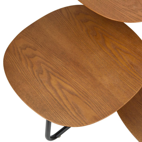 Hazelton Multi-Top End Tables with Manufactured Wood Top and Powder Coated Steel Frame