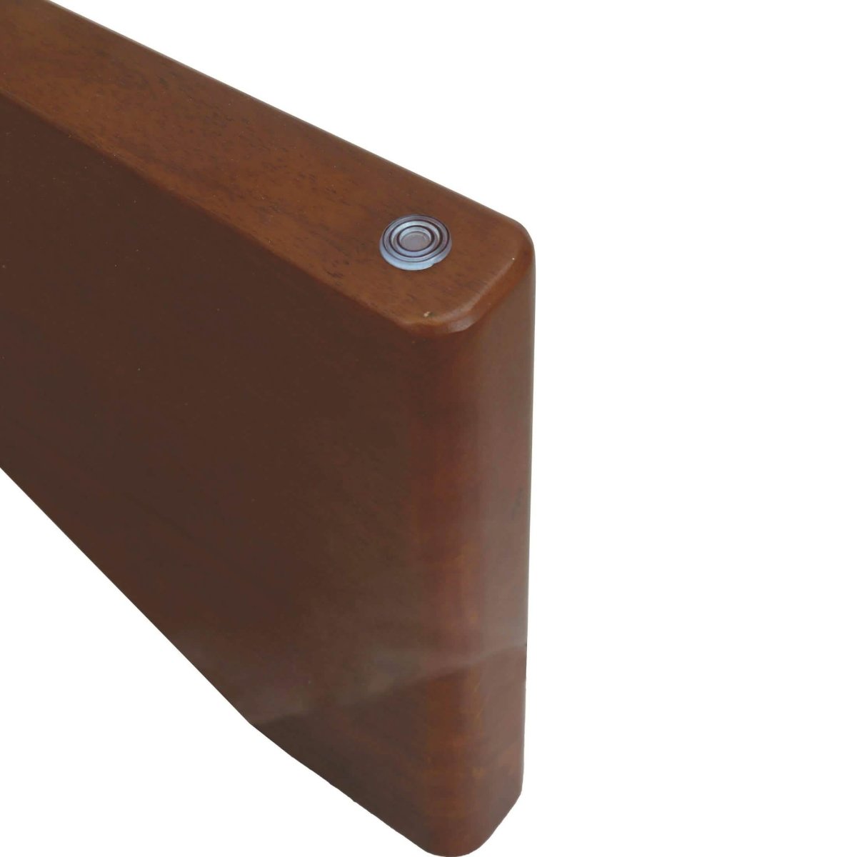 Imperial Triangle Coffee Table Base Dark Walnut Leisuremod