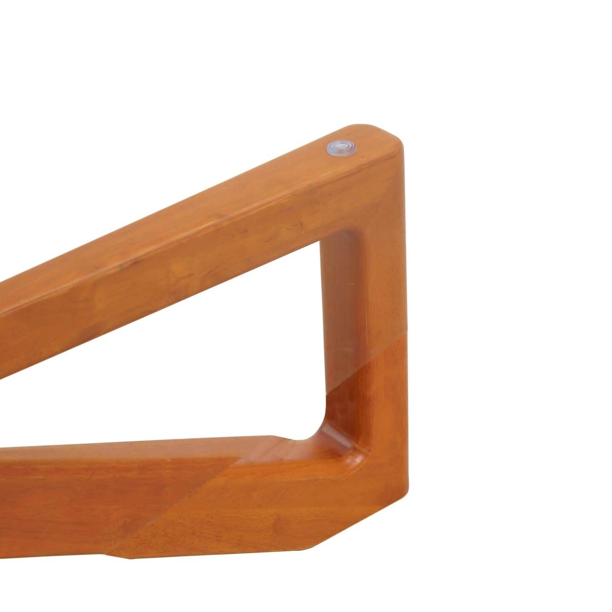 Imperial Triangle Coffee Table Base Light Walnut Leisuremod
