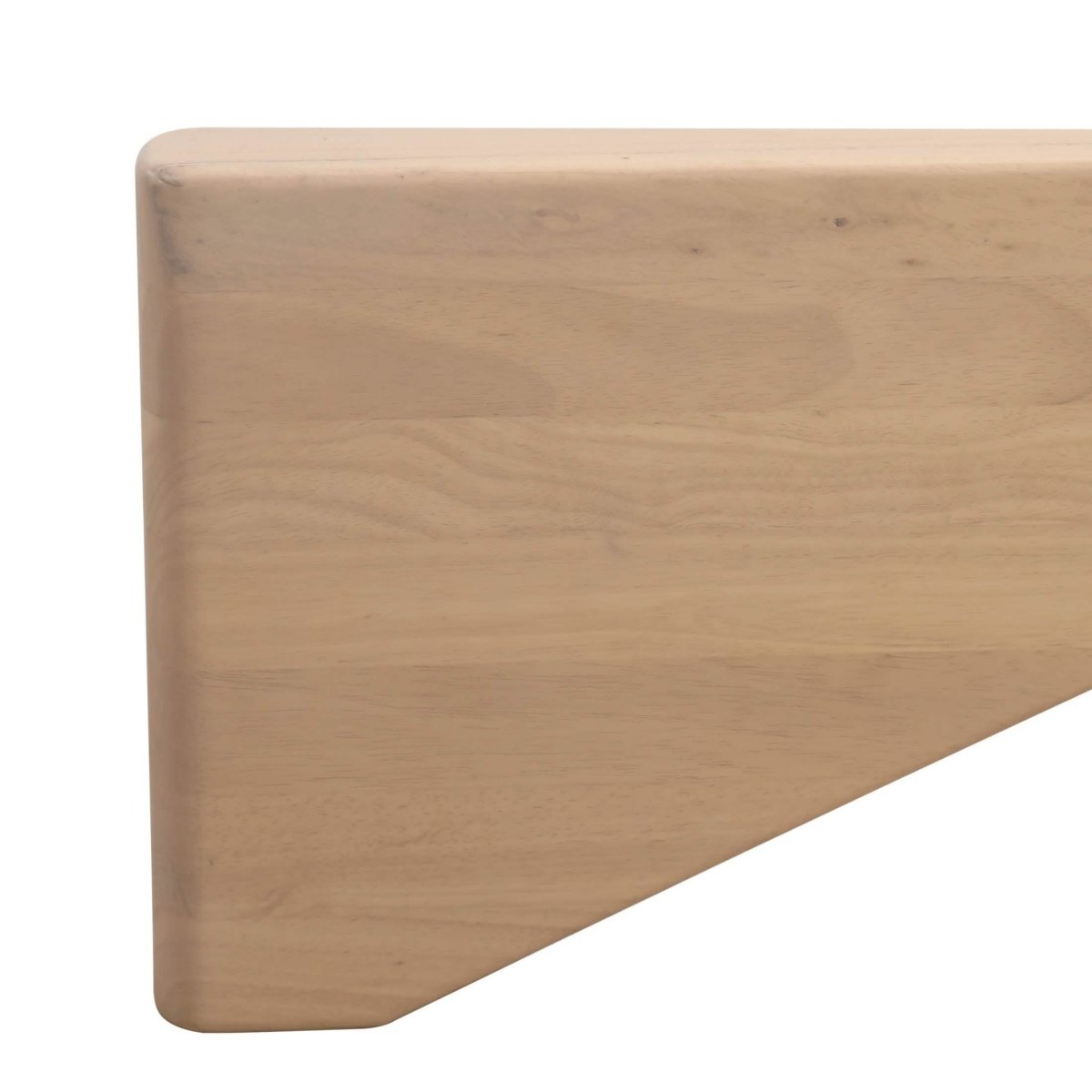 Imperial Triangle Coffee Table Base Natural Wood Leisuremod
