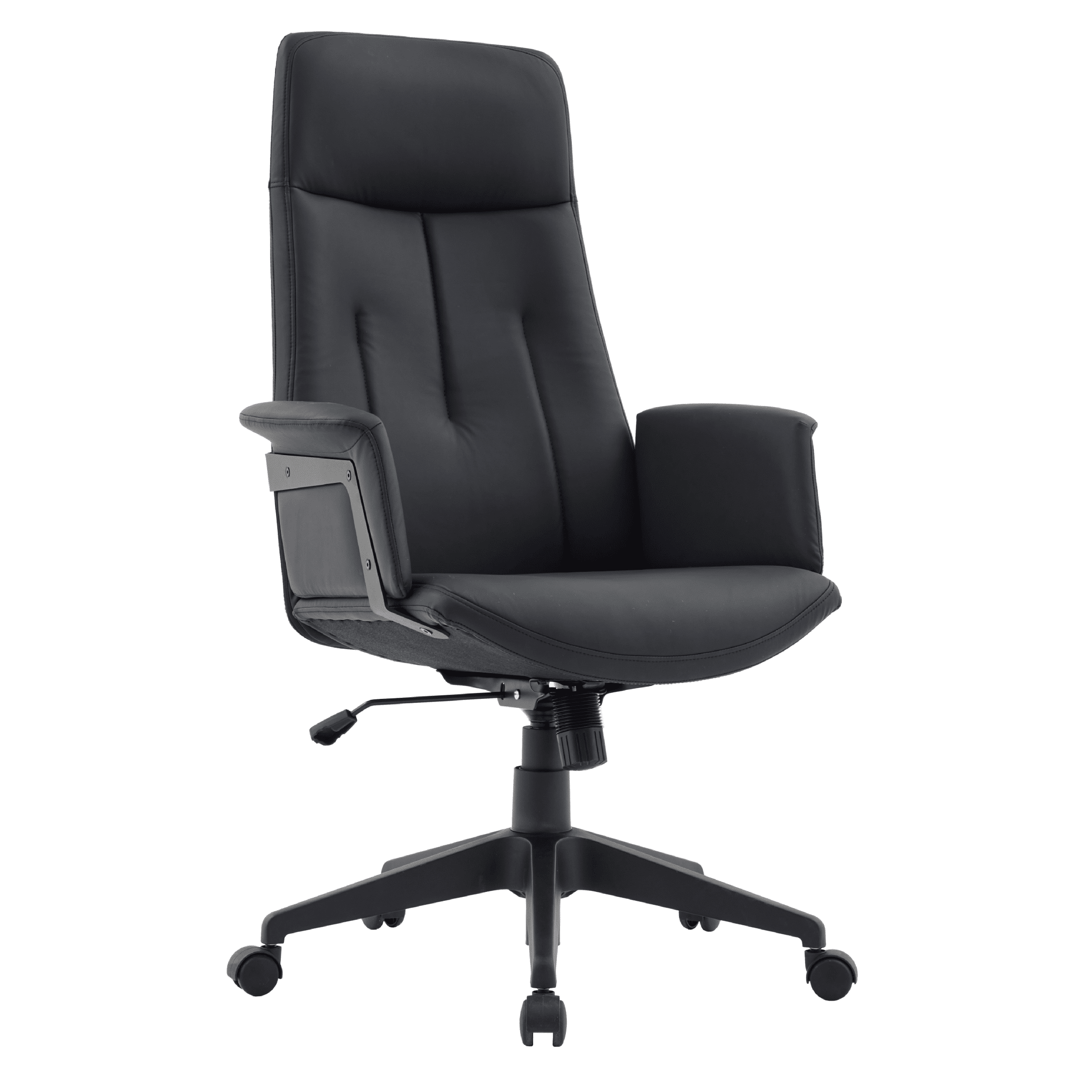 Inifini High - Back Leather Ergonomic Office Chair With Lumbar Support, Adjustable Hight and Swivel