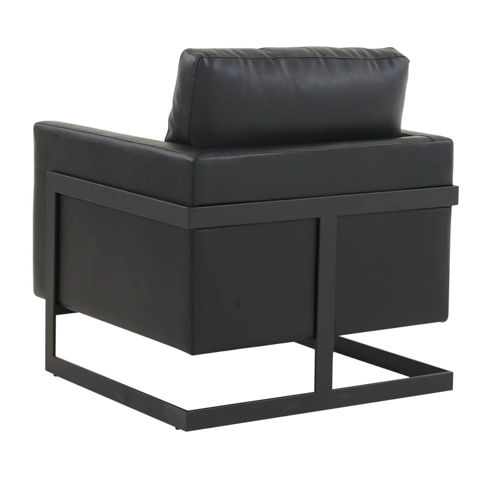 Lincoln Modern Upholstered in Fabric Accent Armchair With Gold/Black/White Metal Frame