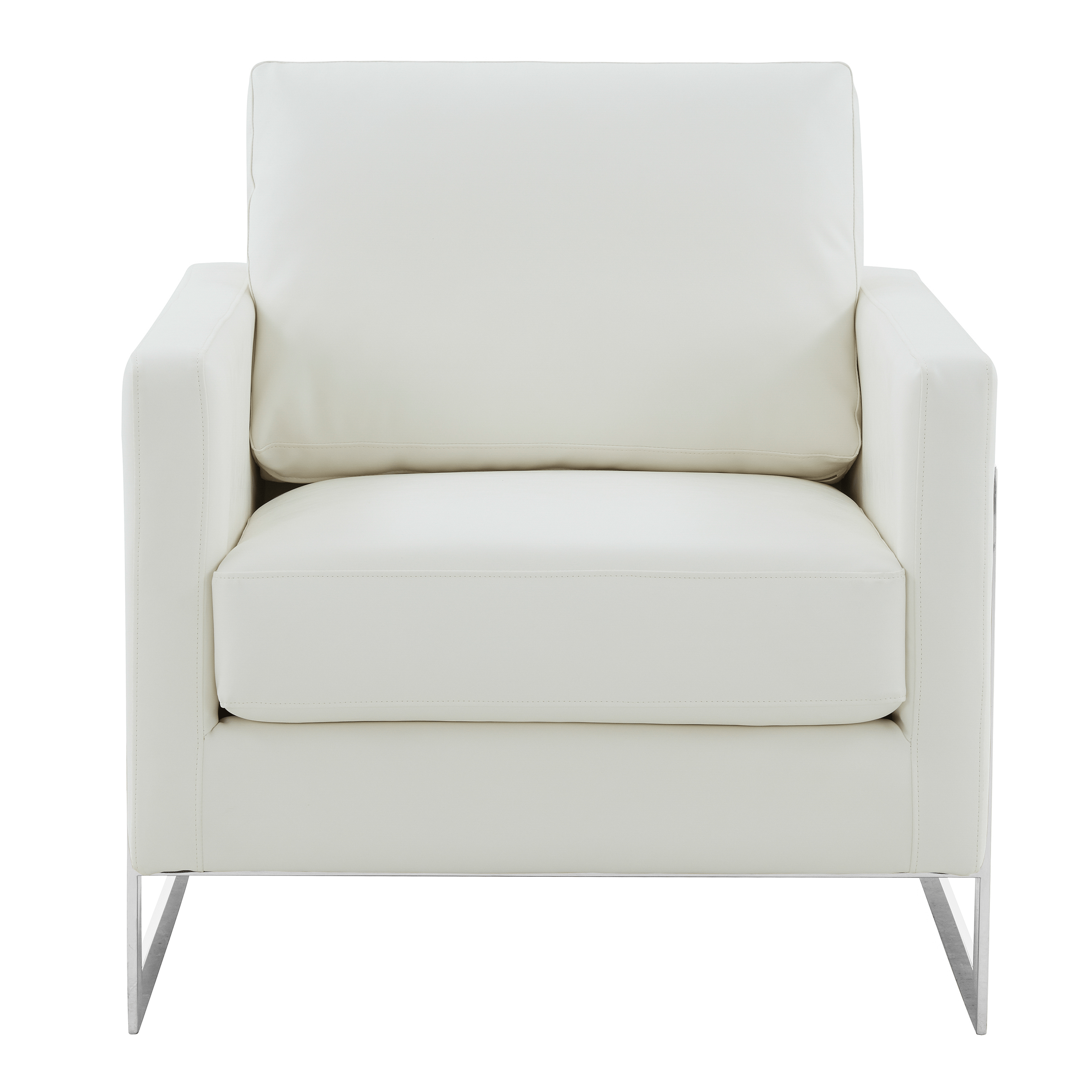 Lincoln Modern Upholstered in Fabric Accent Armchair With Gold/Black/White Metal Frame