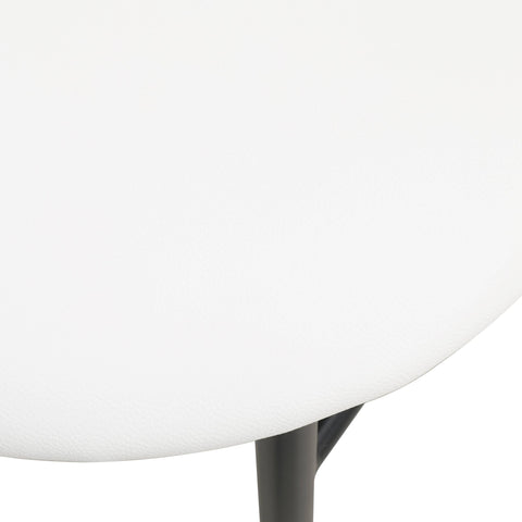 Lume Series Modern Bar Stool Upholstered in Leather for Dining Room and Kitchen