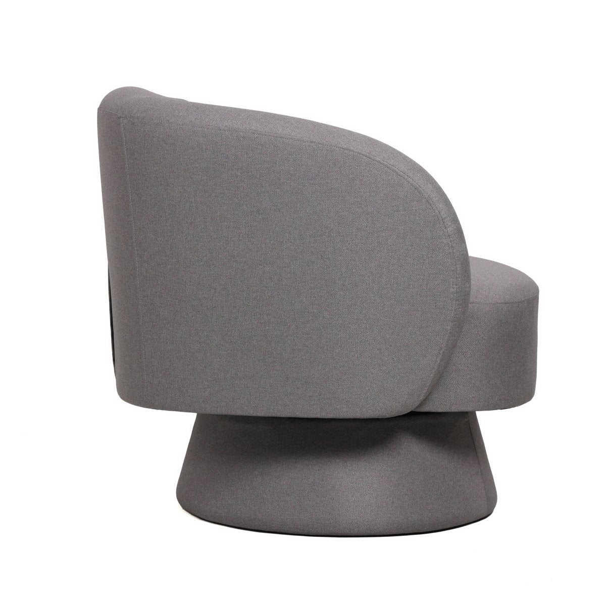 Leisuremod Accent Chair Raze Accent Chair Upholstered in Boucle/Linen/Velvet Armchair with Removable Round Base