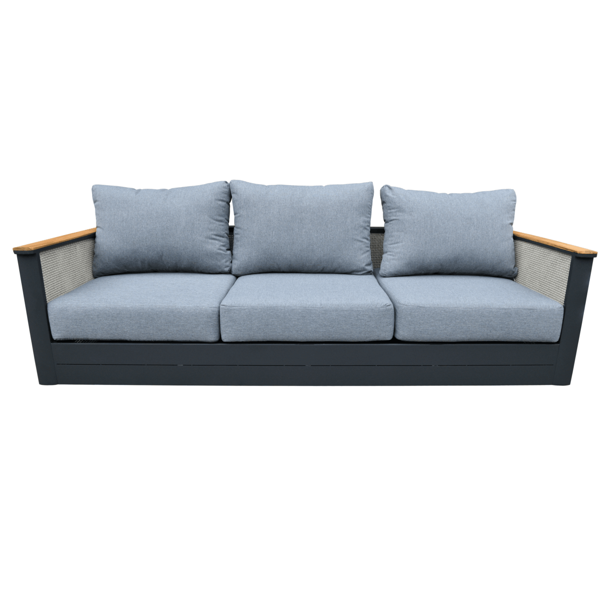 LeisureMod Arvin 4 - Piece Conversation Set with Coffee Table, Sofa, and 2 Accent Chairs