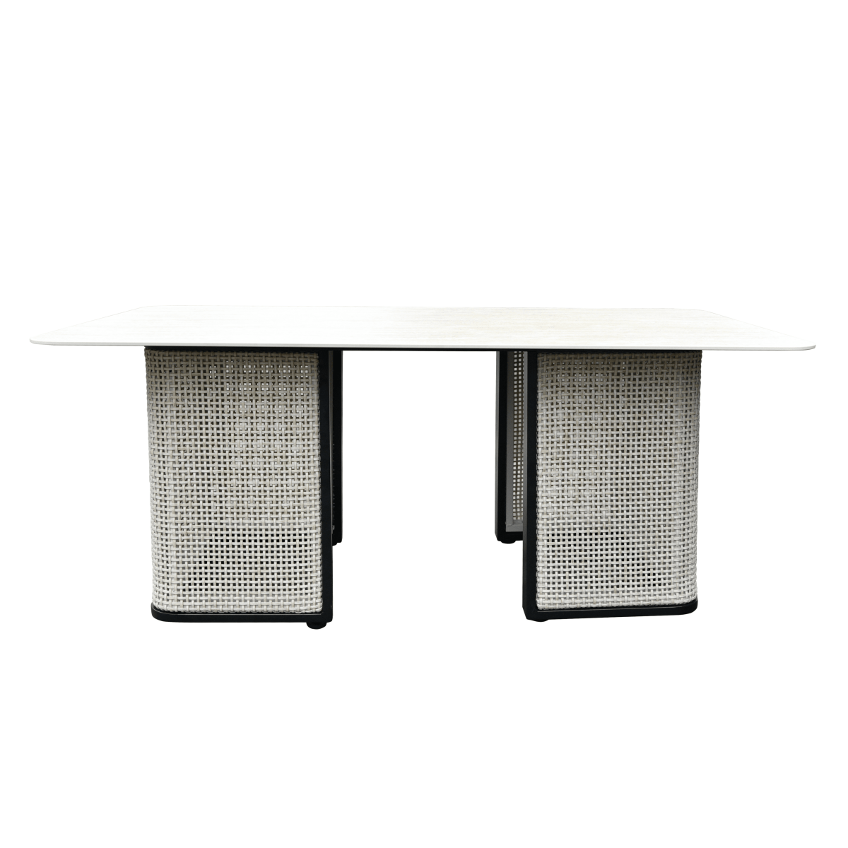 LeisureMod Arvin 4 - Piece Conversation Set with Coffee Table, Sofa, and 2 Accent Chairs