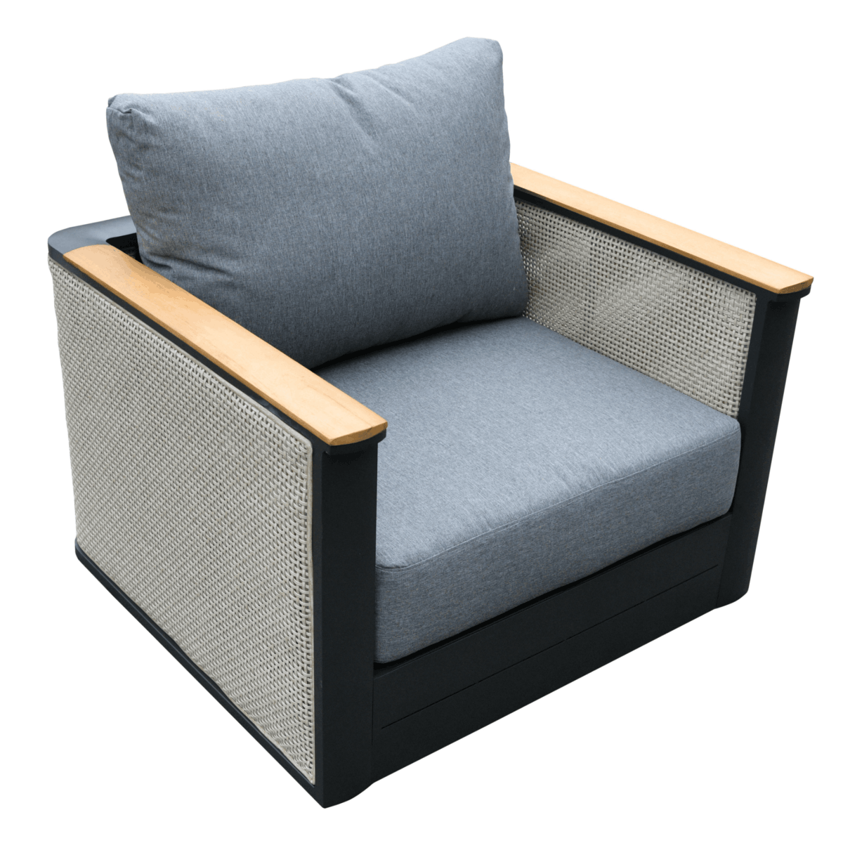 LeisureMod Arvin 4 - Piece Conversation Set with Coffee Table, Sofa, and 2 Accent Chairs