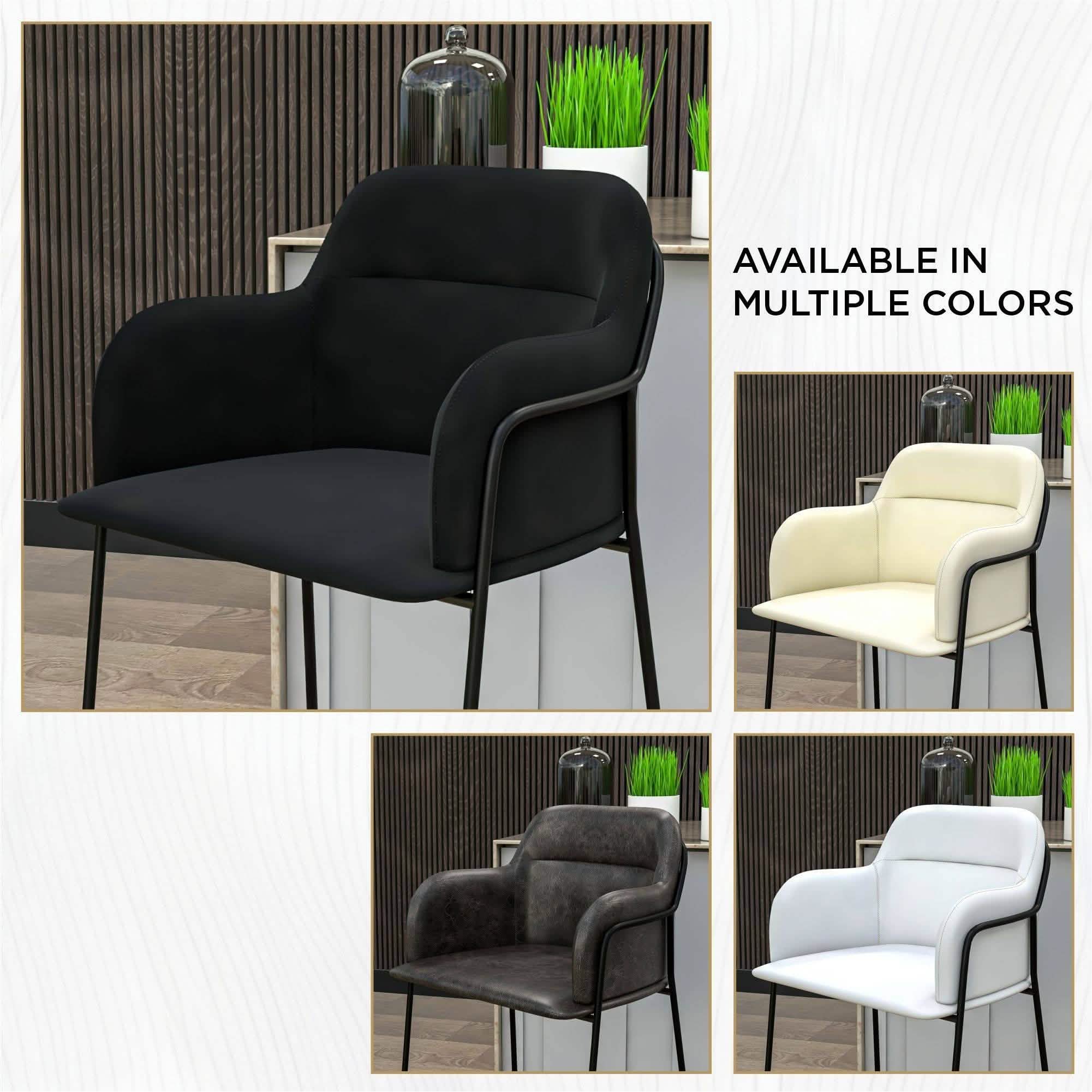 Axis 40" Bar Stool with Ergonomic Design, Powder-Coated Base, and Footrest in Black/Gold Velvet Black Black Bar Stools Leisuremod