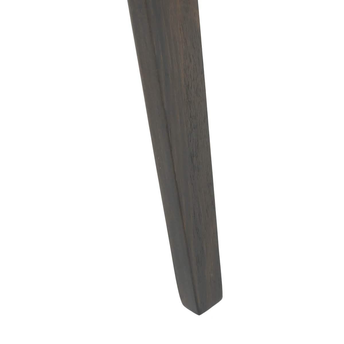 Pelya Mordern Wooden Dining Stool With Walnut Color Frame Dark Walnut Brown Bar Stools Leisuremod