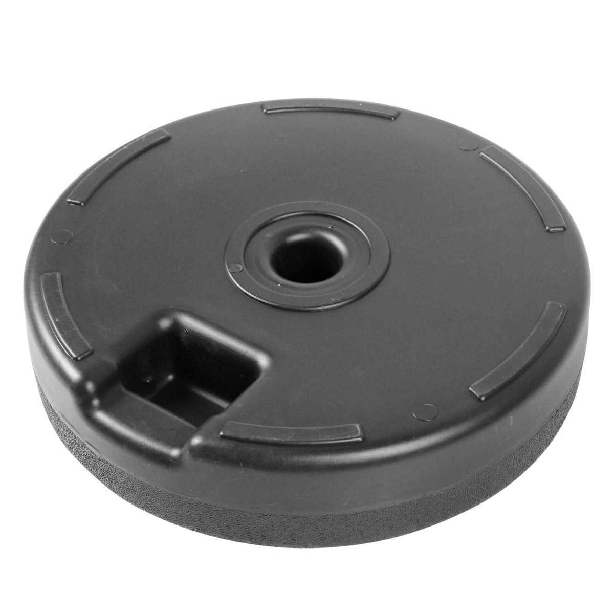 Bovilar Modern Outdoor Patio 20" Round Fillable Free Standing Umbrella Base Leisuremod