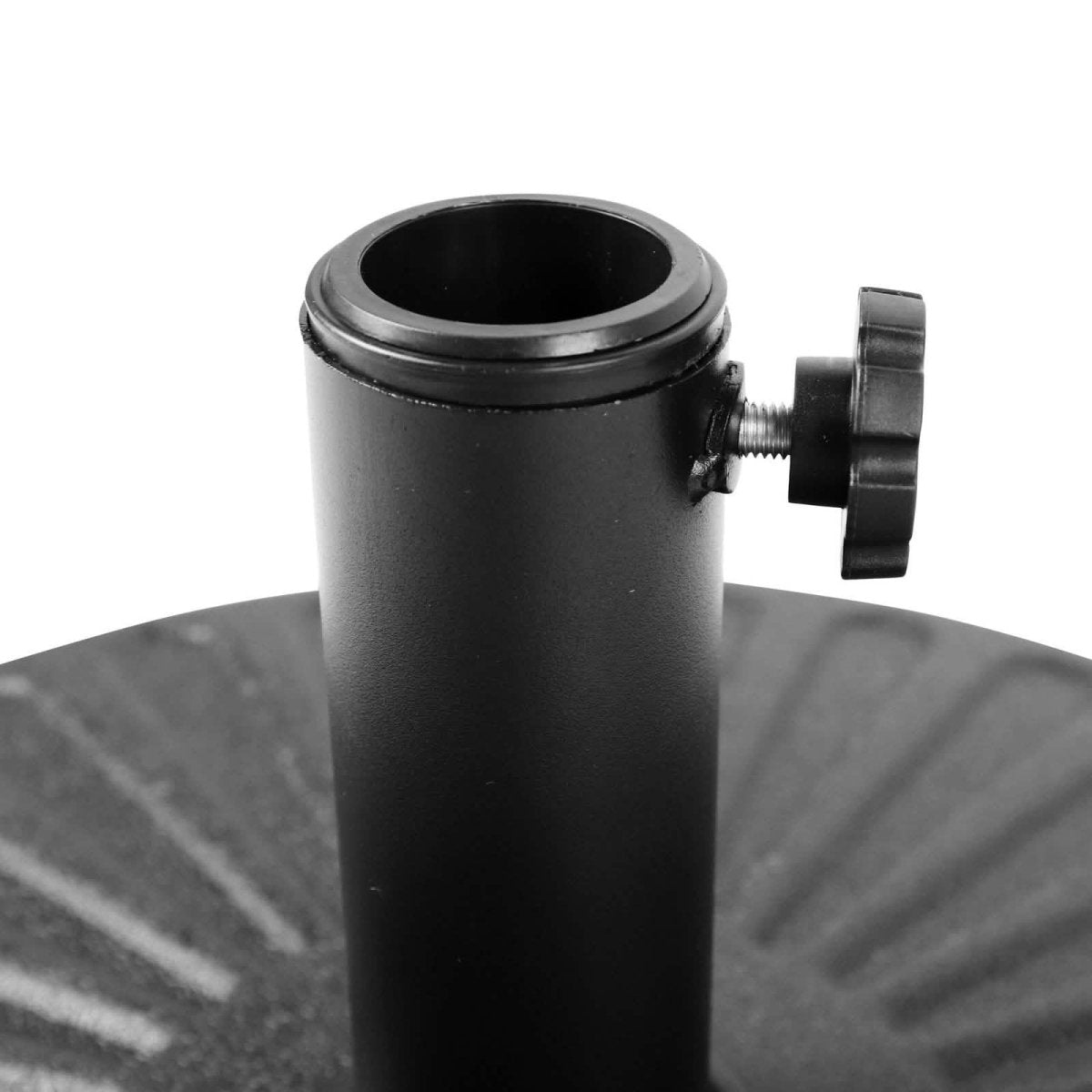 Bovilar Modern Outdoor Patio 20" Round Fillable Free Standing Umbrella Base Leisuremod