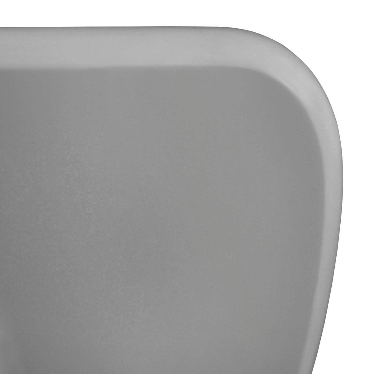 Imperial Triangular Coffee Table with a Glass Tabletop and Wood Base Dark Walnut Coffee Table Leisuremod