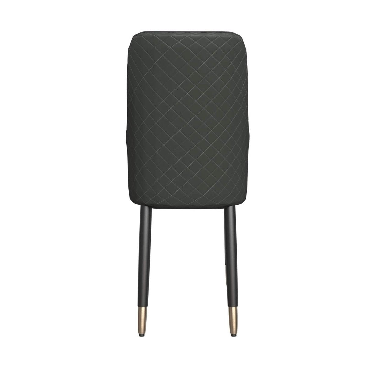 Leisuremod Dining Chair Allure Dining Chairs Fabric/Leather Seat and Back in Oak Wood