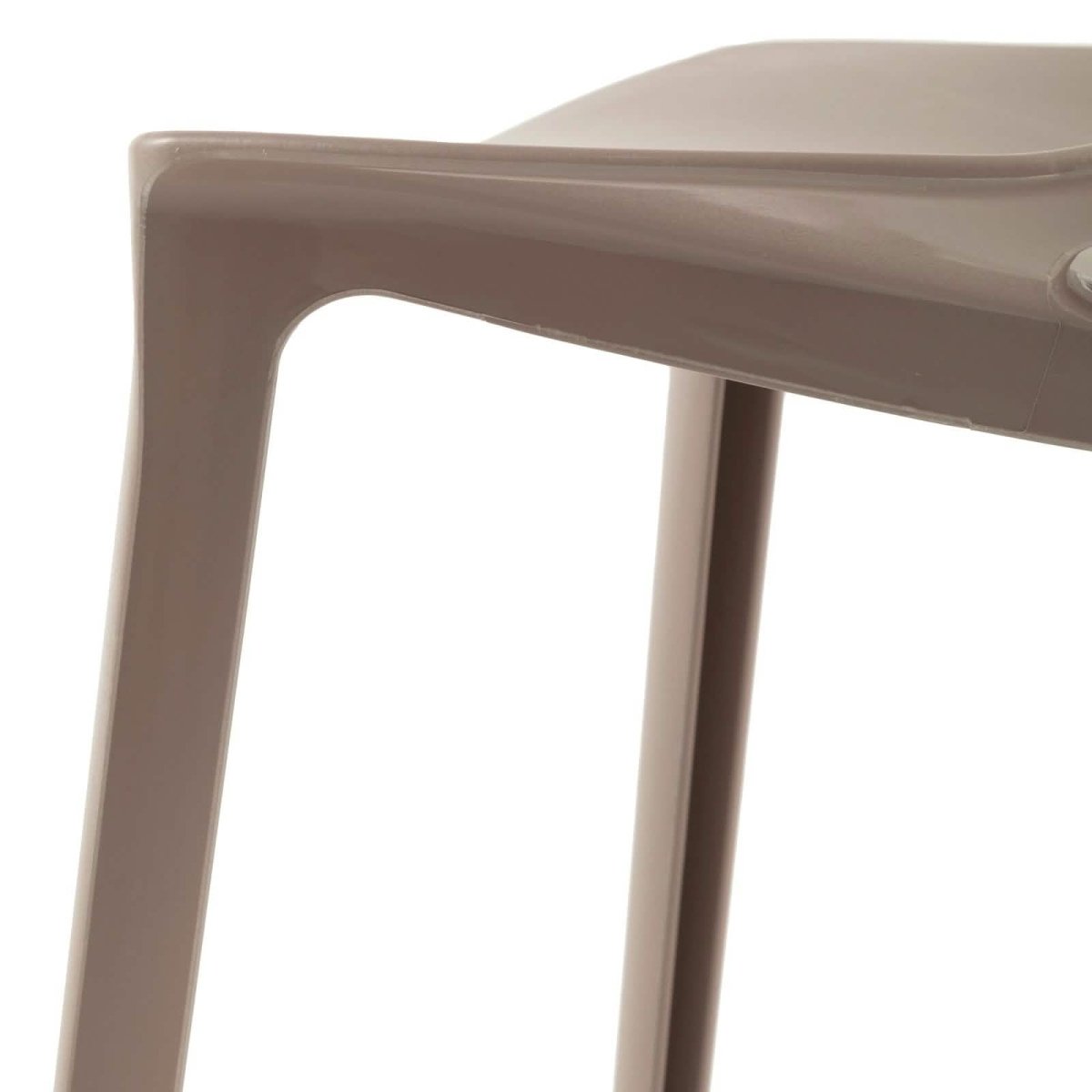 Leisuremod Dining Chair Cornelia Modern ABS Plastic Stackable Dining Chair with Cut-Out Tree Design
