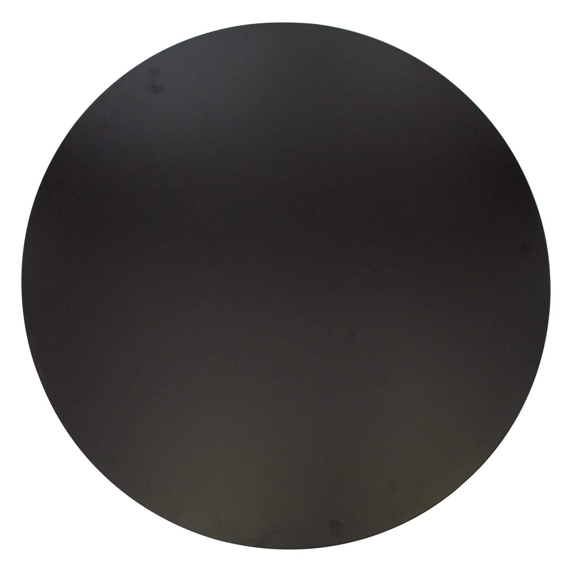 Bristol 5-Piece Dining Set 35" MDF Round Table with 4 ABS Plastic Side Chair in Chrome Clear Dining Set Leisuremod