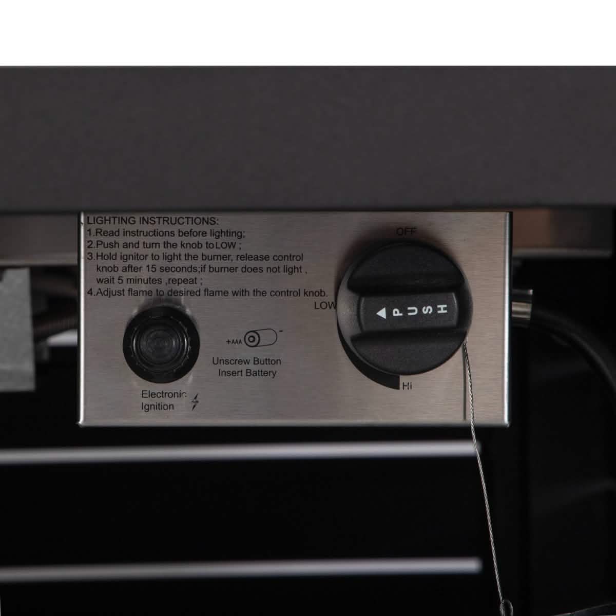 Chelsea 7-Piece Patio Bar Set: Aluminum Fire Pit Table with Tank Holder & 6 Barstools with Cushions Orange Dining Set Leisuremod