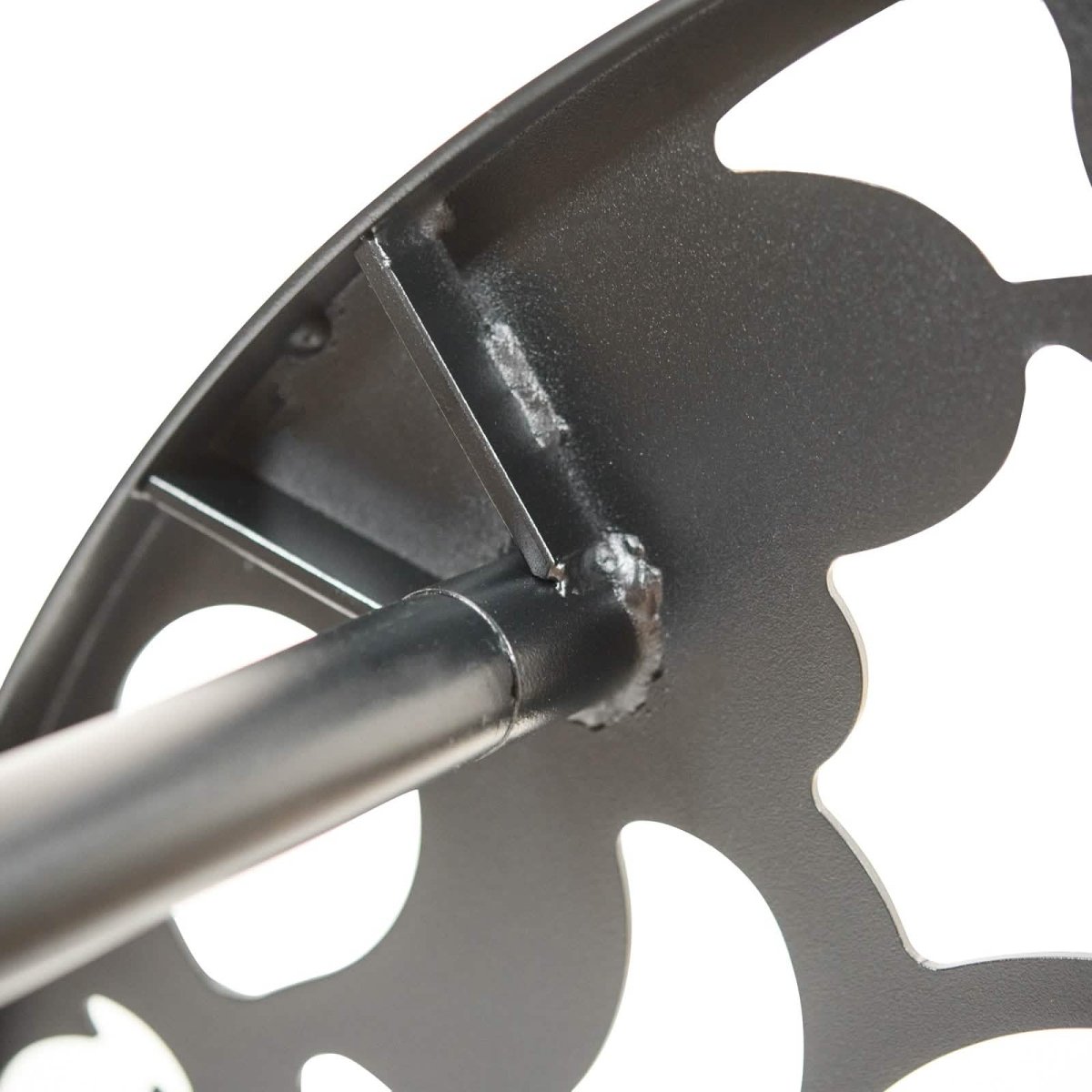 Devon 5-Piece Patio Dining Set: Aluminum Table with Glass Top & 4 Stackable Flower Chairs Brown Dining Set Leisuremod