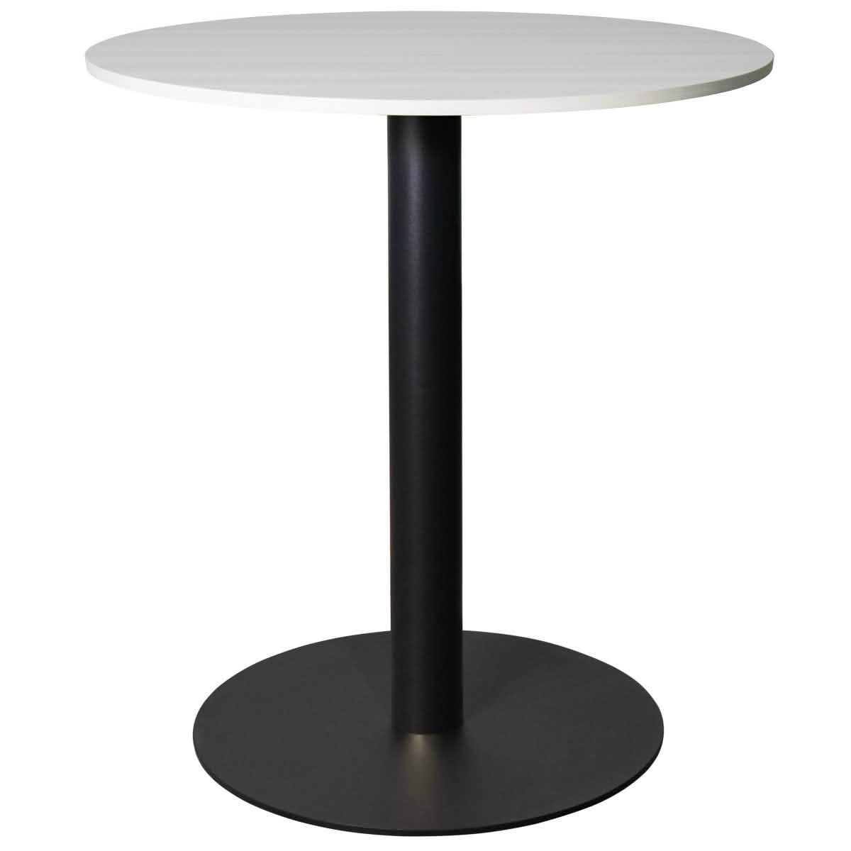 Leisuremod Dining Table Black / 36 Inches / Light Wood Brown Vail Collection Dining Table Black/Gold Base With 27"/36" Round Black MDF Top