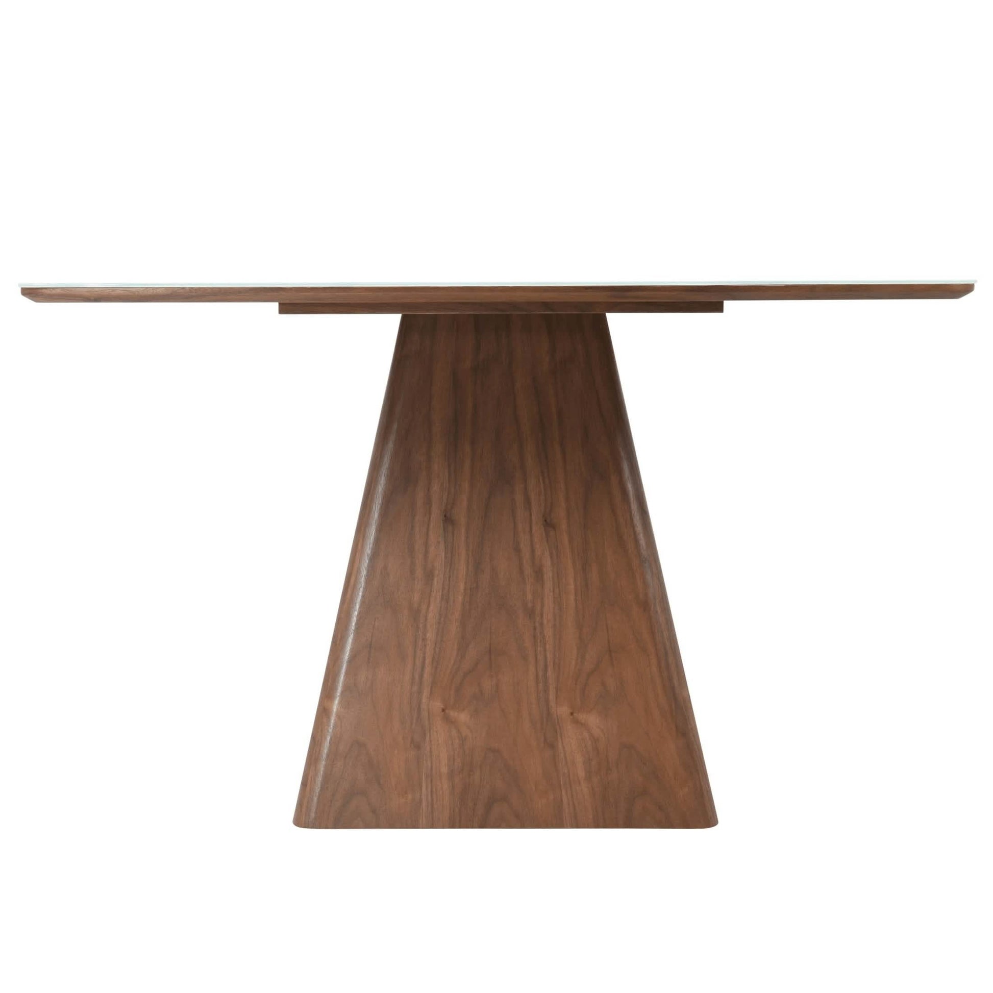 Zephyr 47" Square Dining Table with Sintered Stone/Ash Wood Tabletop and Iron Base Sintered Stone Top - White Dining Table Leisuremod