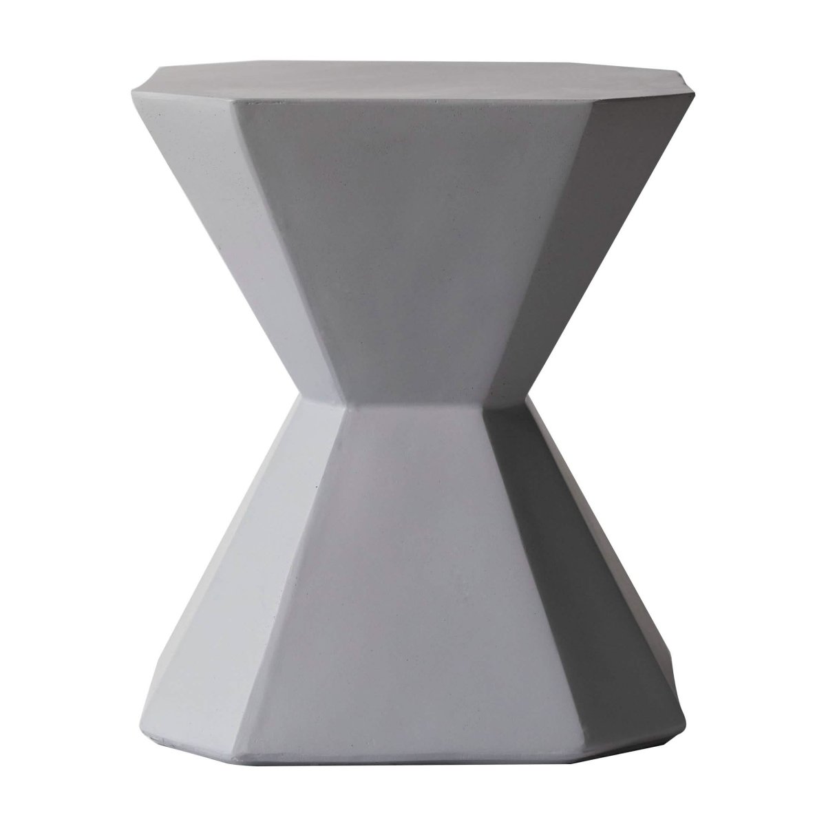Azure Side Table Round Fiberstone Accent Table Side Table LeisureMod