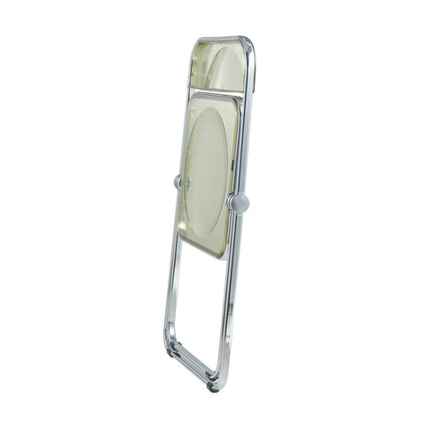 Lawrence Acrylic Folding Chair With Metal Frame