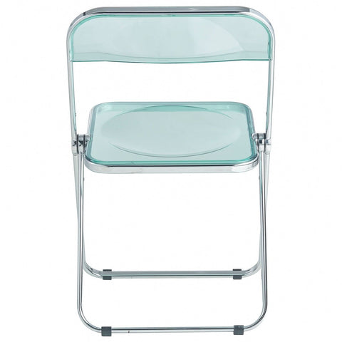 Lawrence Acrylic Folding Chair With Metal Frame