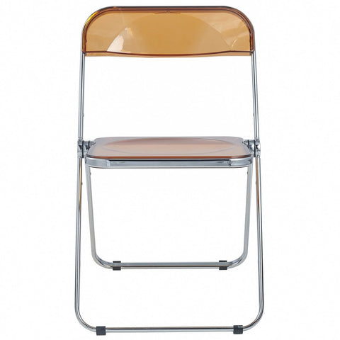 Lawrence Acrylic Folding Chair With Metal Frame