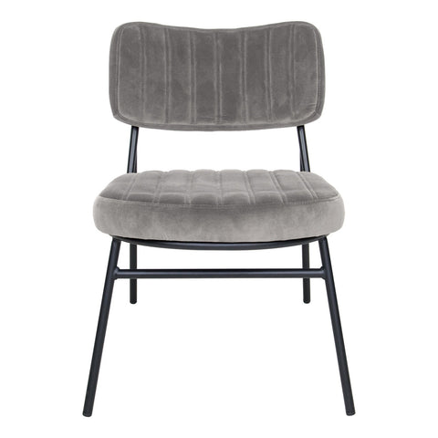 Marilane Upholstered Velvet Accent Chair With Metal Frame