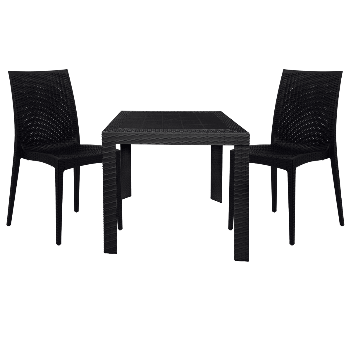 Mace Mid - Century 3 - Piece Outdoor Dining Set
