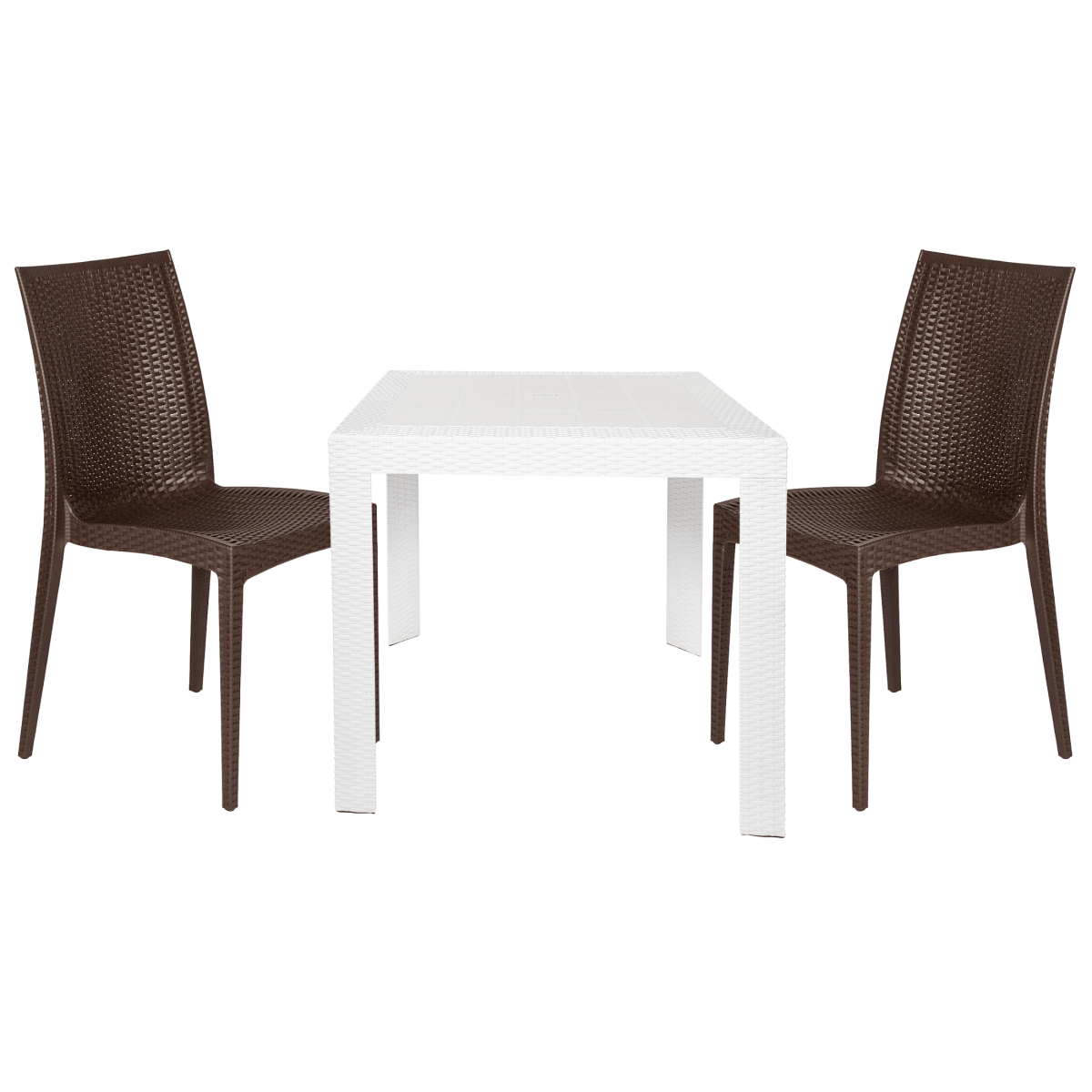 Mace Mid - Century 3 - Piece Outdoor Dining Set
