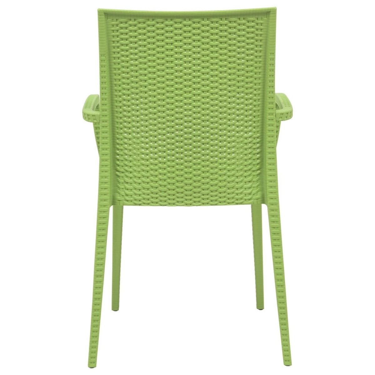 Mace Patio Outdoor Dining Armchair with Weave Design in Polypropylene