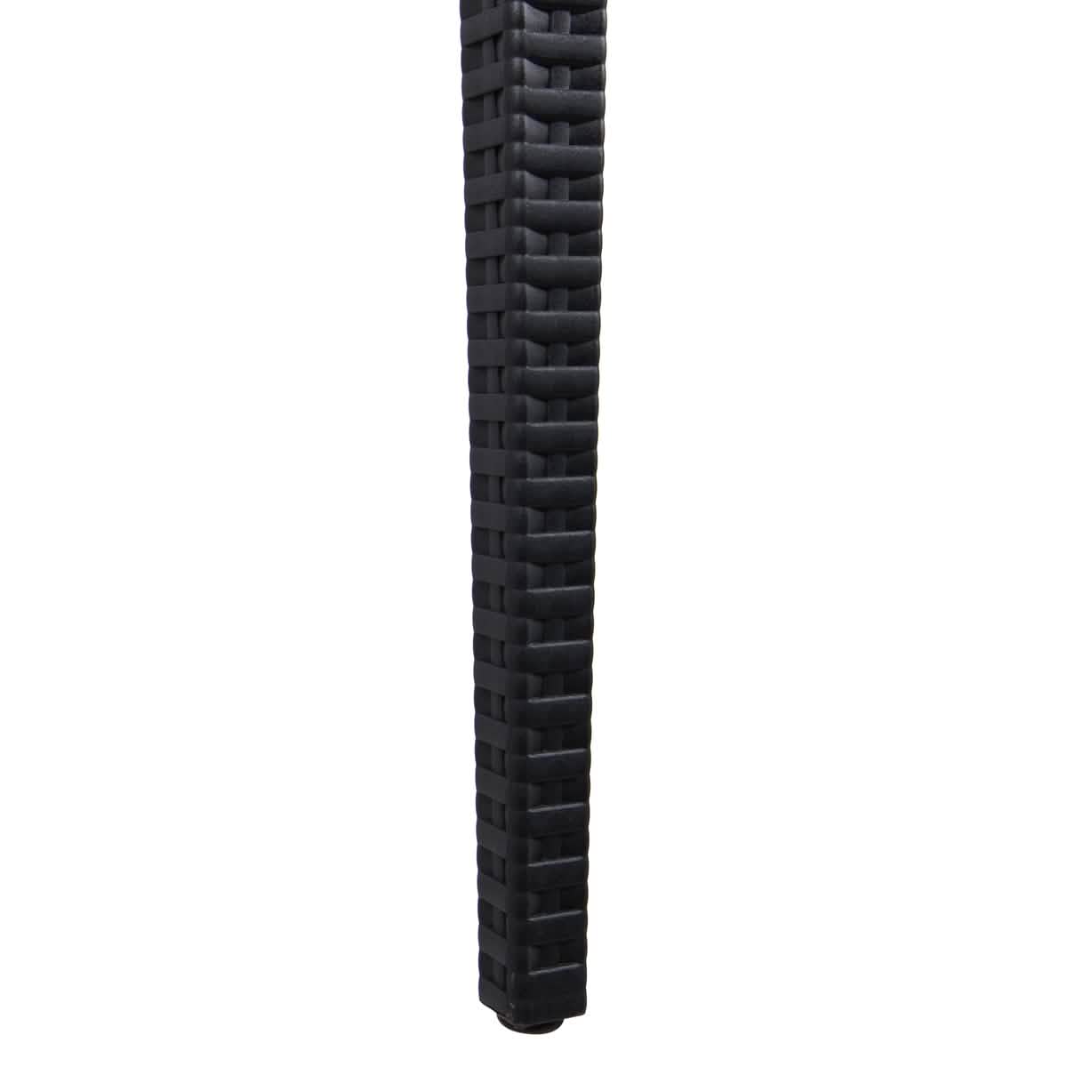 Mace Patio Outdoor Dining Armchair with Weave Design in Polypropylene