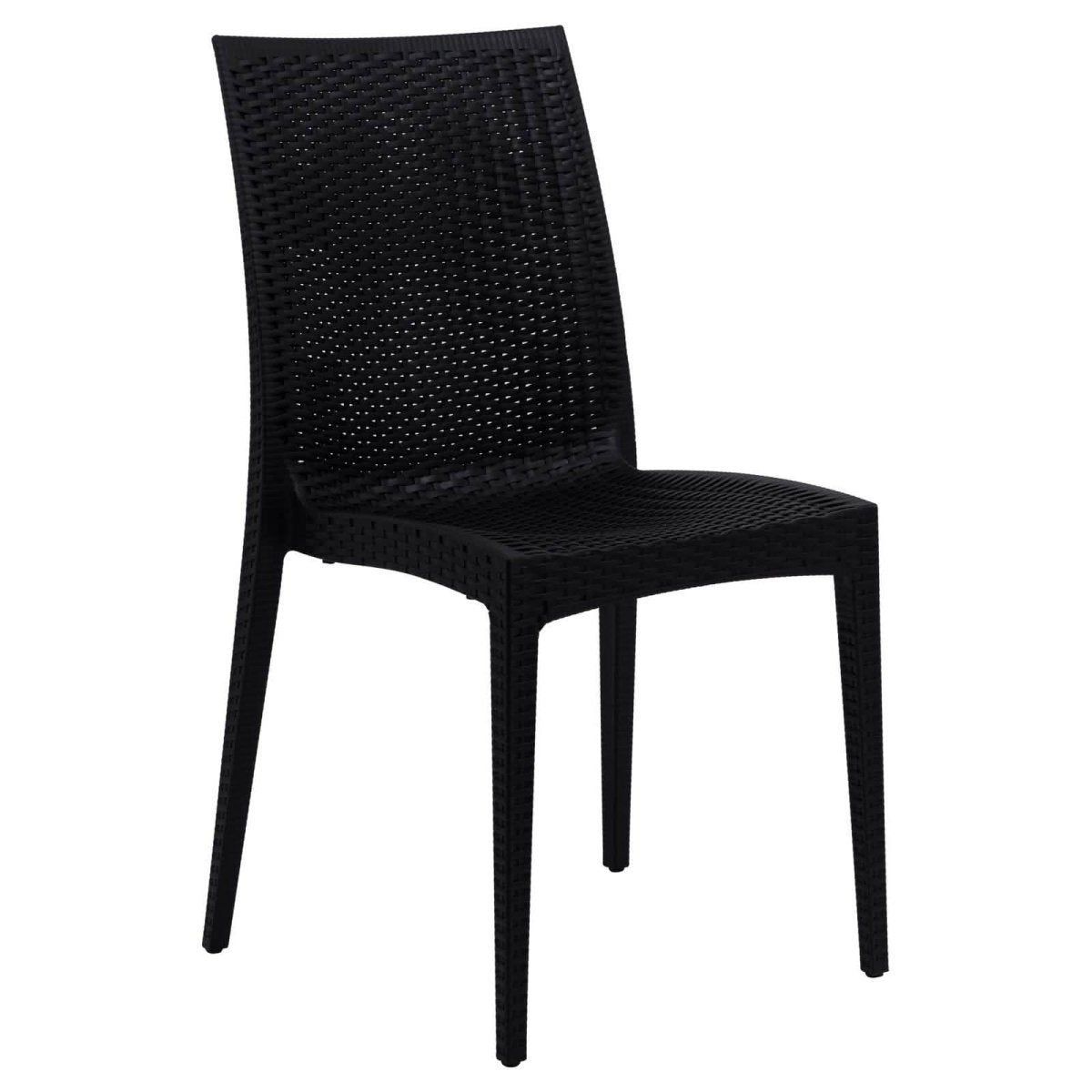 Mace Patio Outdoor Dining Chair with Weave Design in Polypropylene
