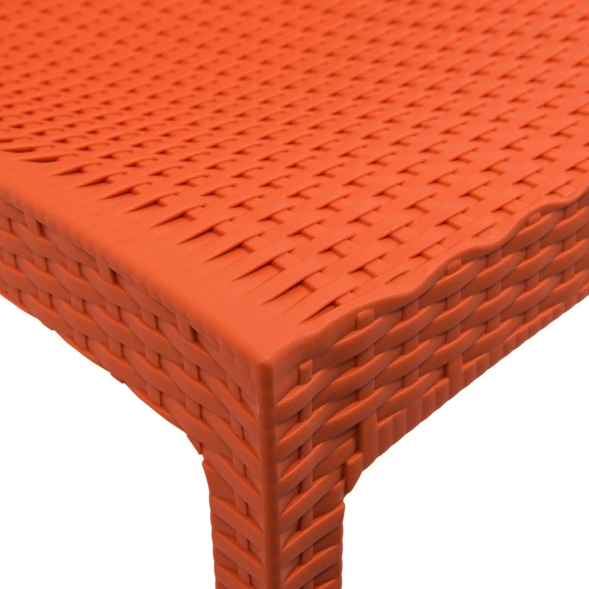 Mace Patio Outdoor Dining Chair with Weave Design in Polypropylene