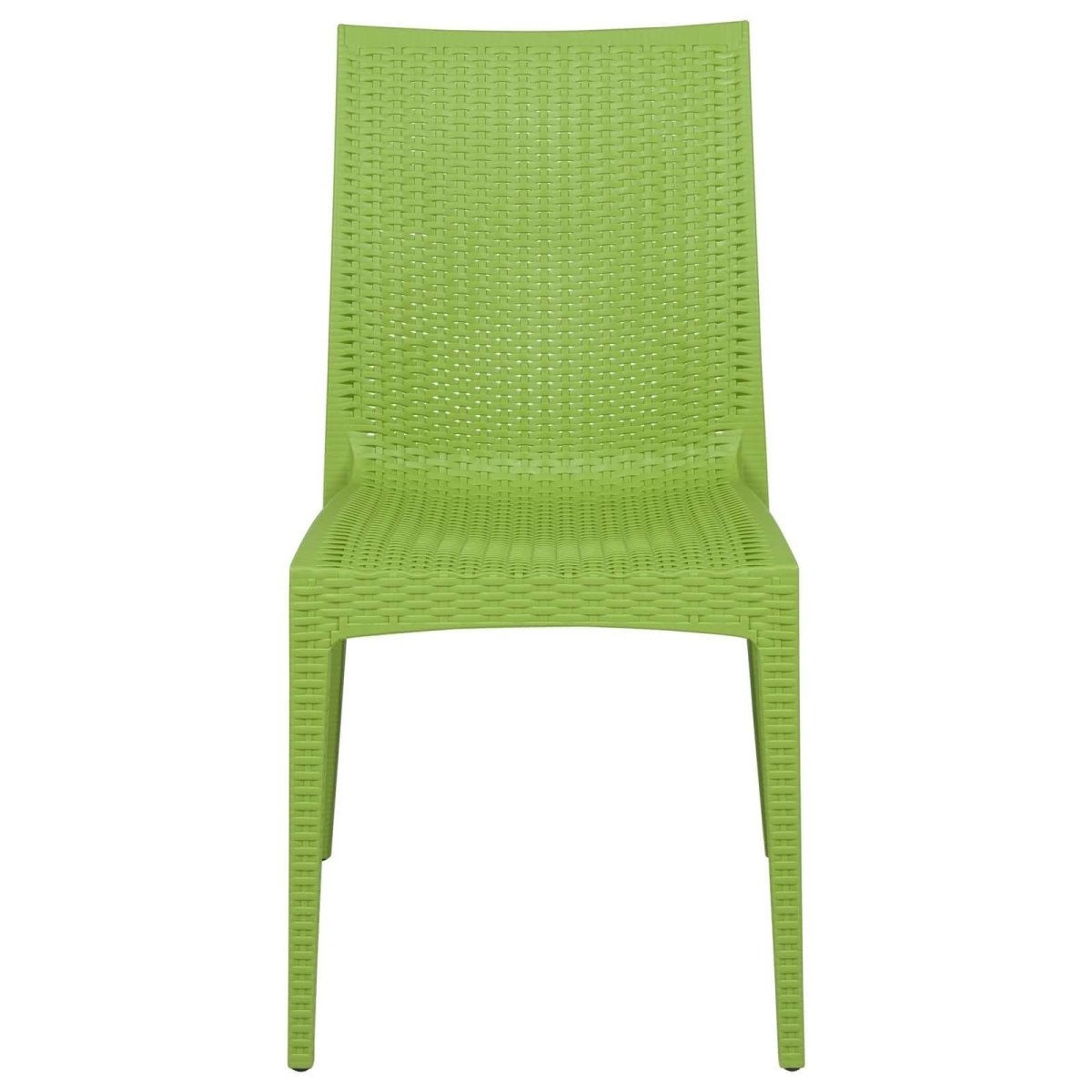 Mace Patio Outdoor Dining Chair with Weave Design in Polypropylene