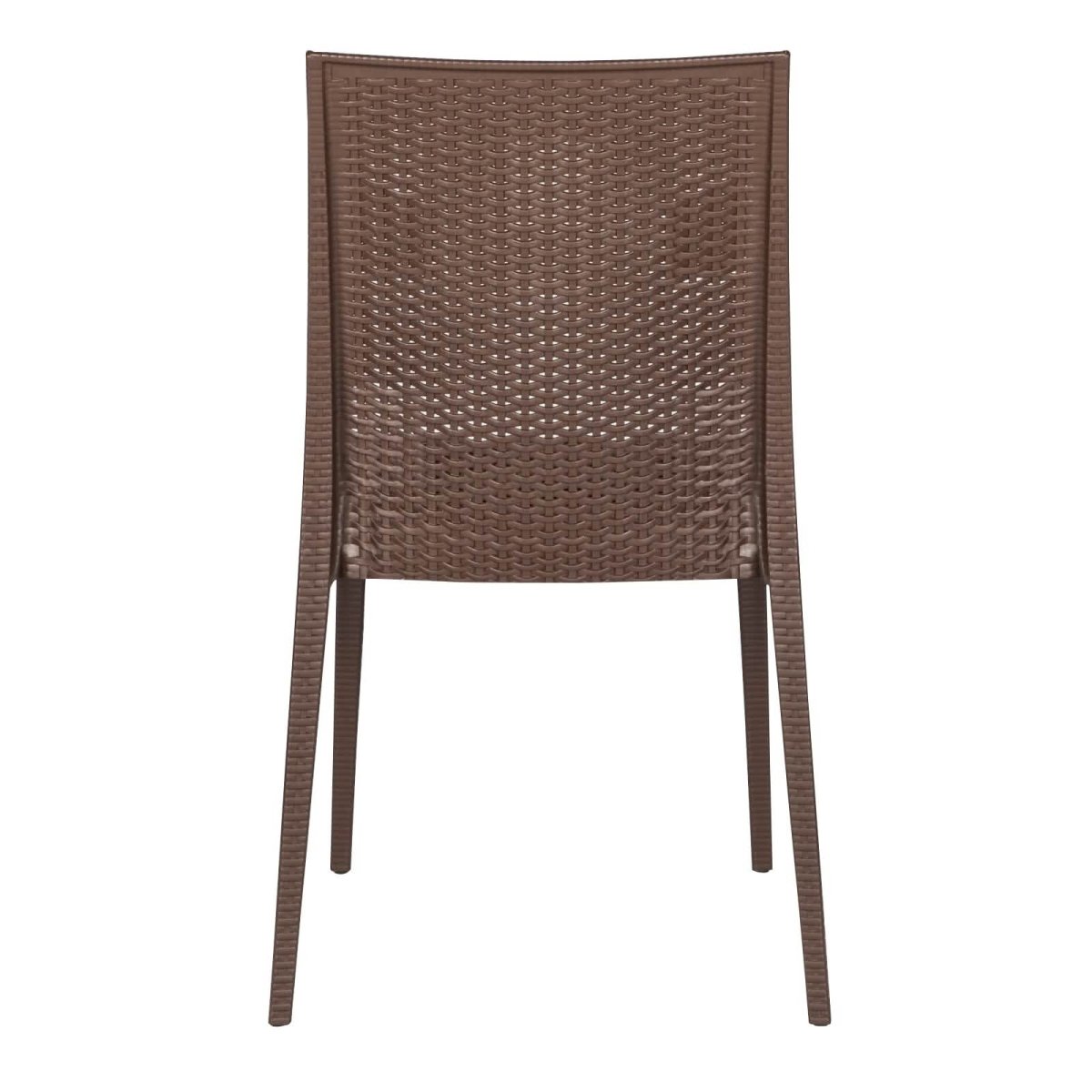 Mace Patio Outdoor Dining Chair with Weave Design in Polypropylene