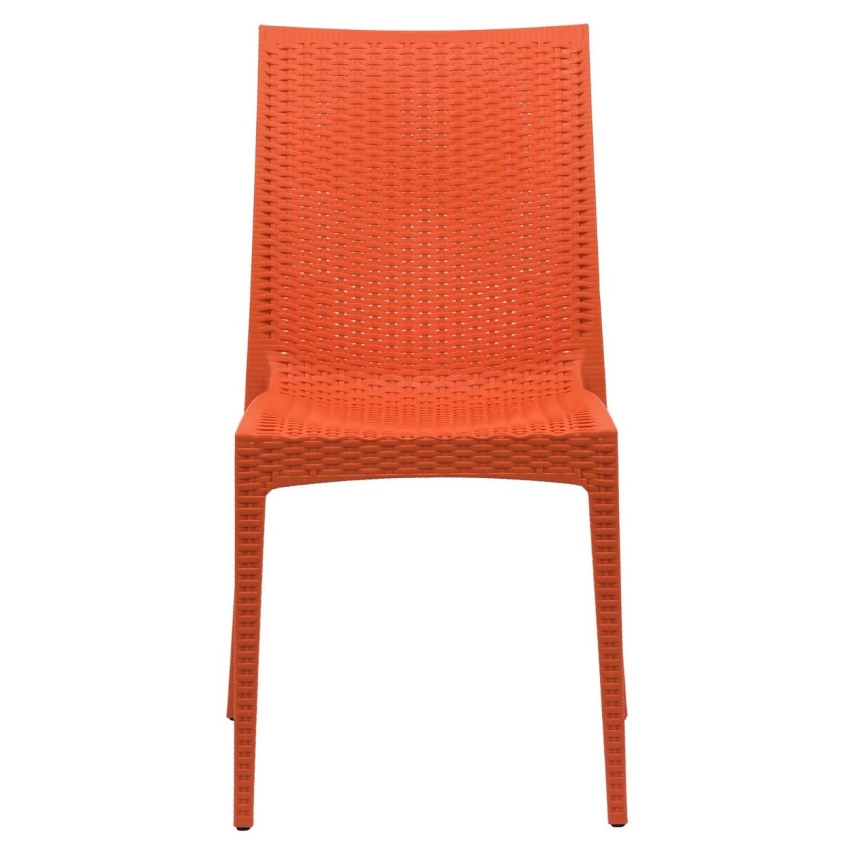 Mace Patio Outdoor Dining Chair with Weave Design in Polypropylene